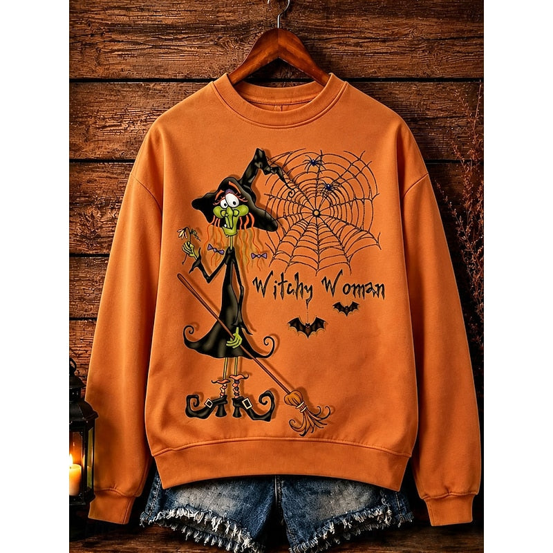 Playful Halloween okrągły dekolt bluza