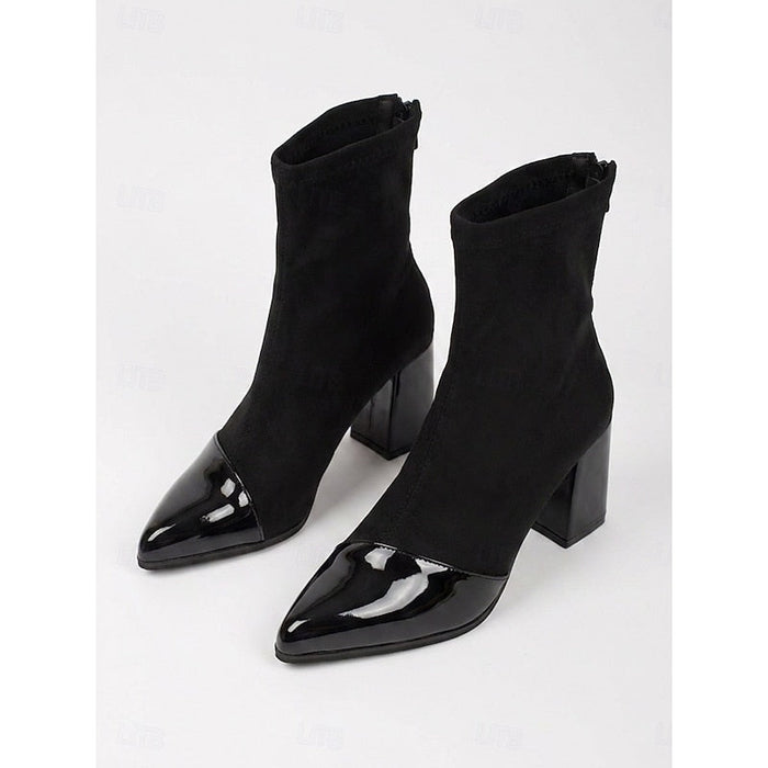 Cap-Toe Chunky obcas botki