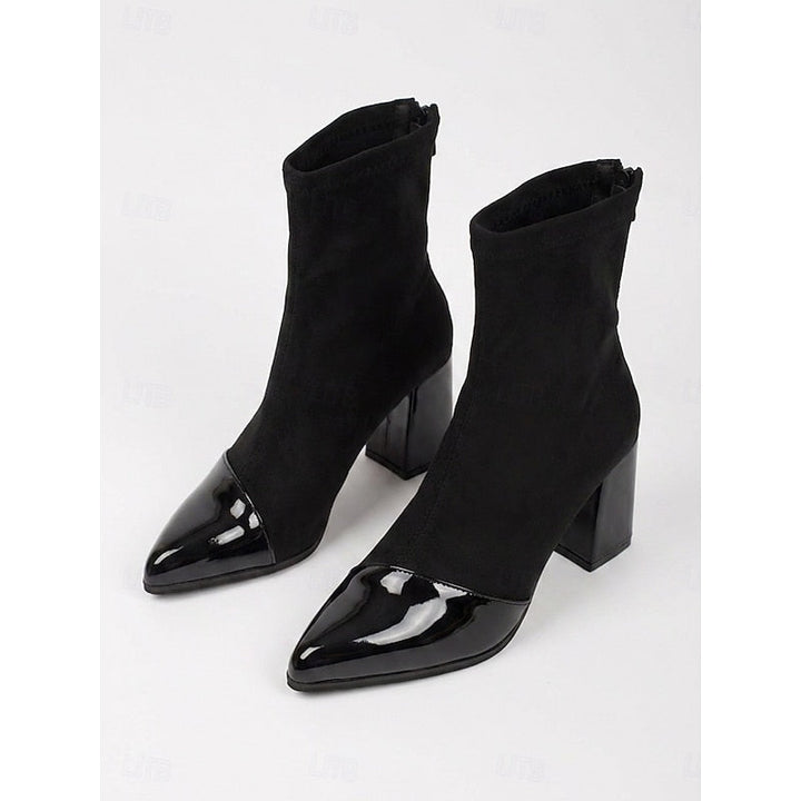 Cap-Toe Chunky obcas botki
