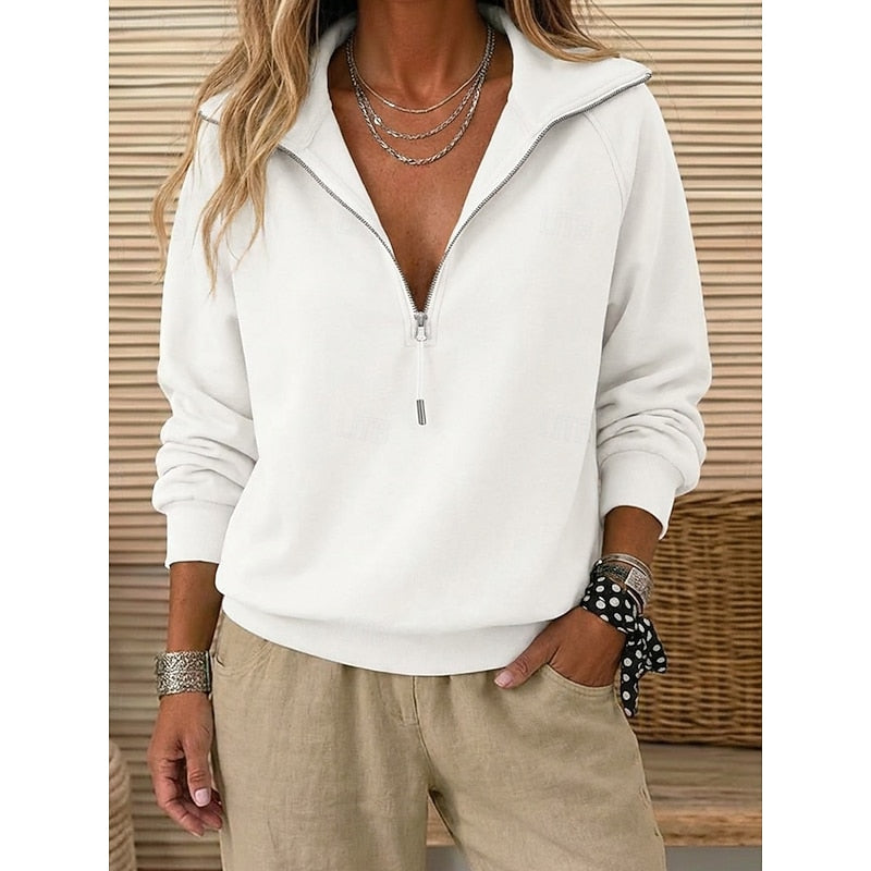 Zamek 1/4 Lapel bluza
