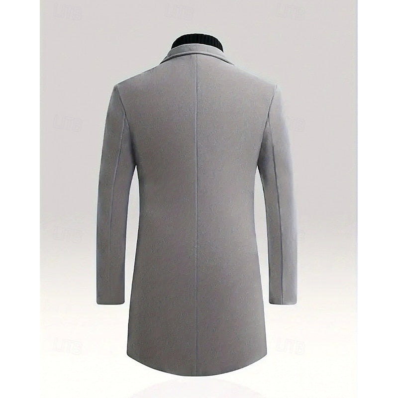 Klasyczny długi Overcoat