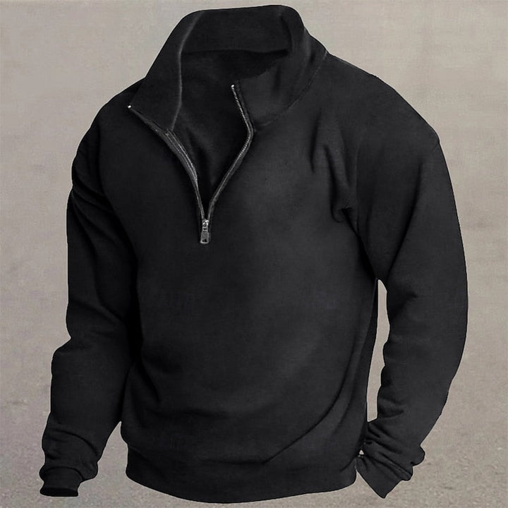 Zamek 1/4 stójka sweter