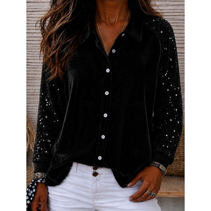 Shimmer-Sleeve elegancki koszula