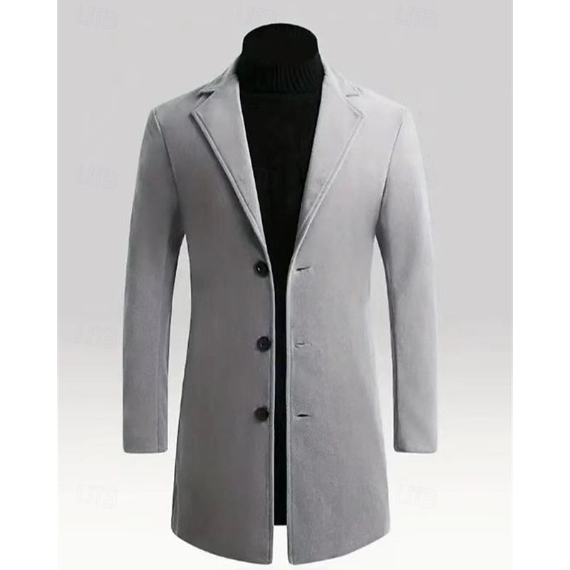Klasyczny długi Overcoat