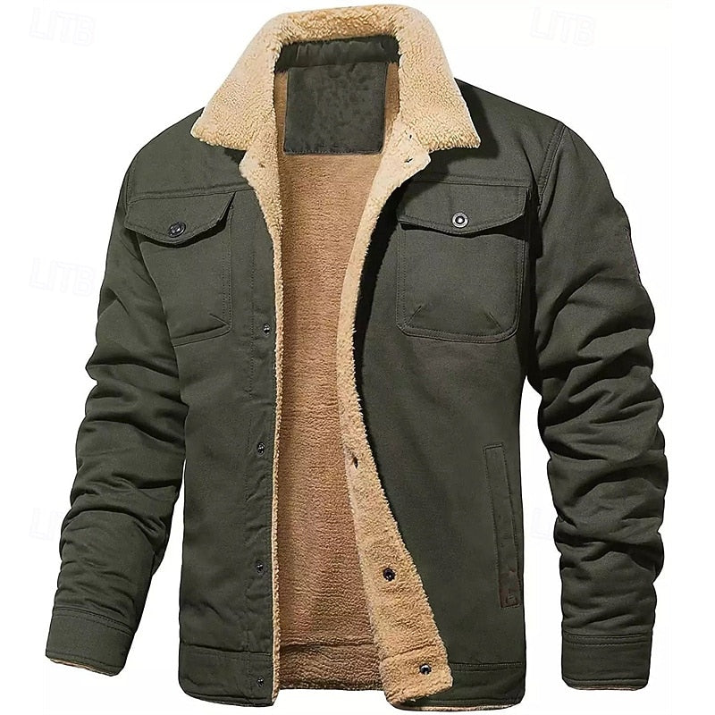 Sherpa-Lined Trucker kurtka