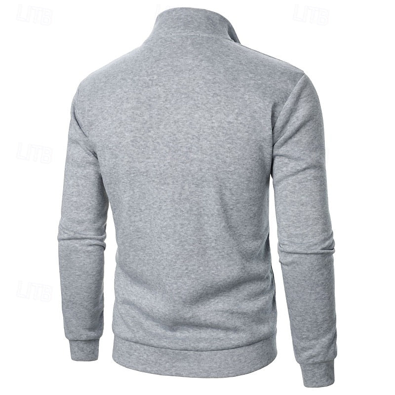 Zamek 1/4 stójka sweter