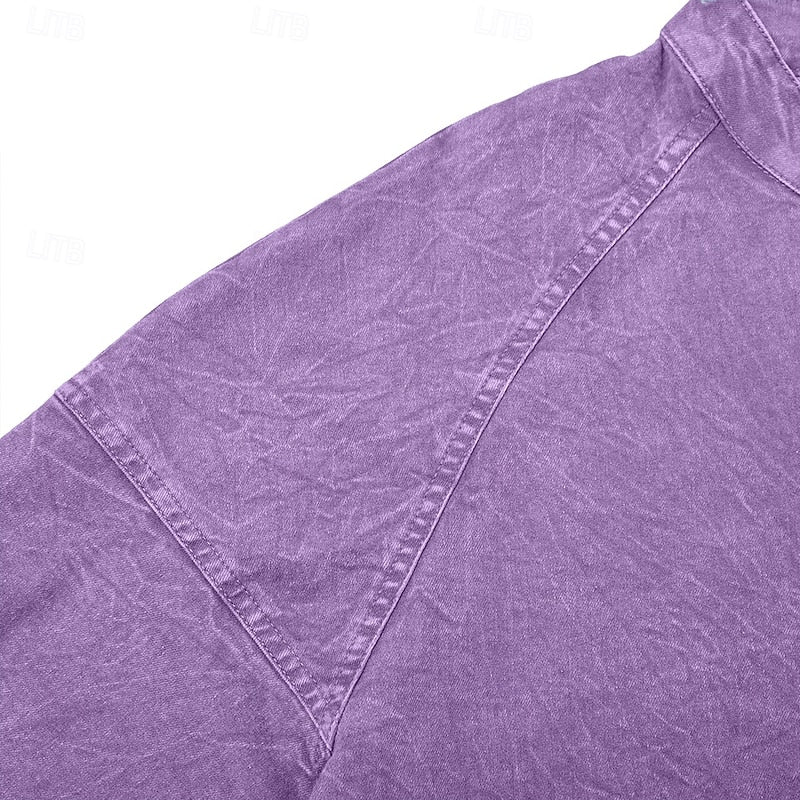 Vintage Washed koszula henley