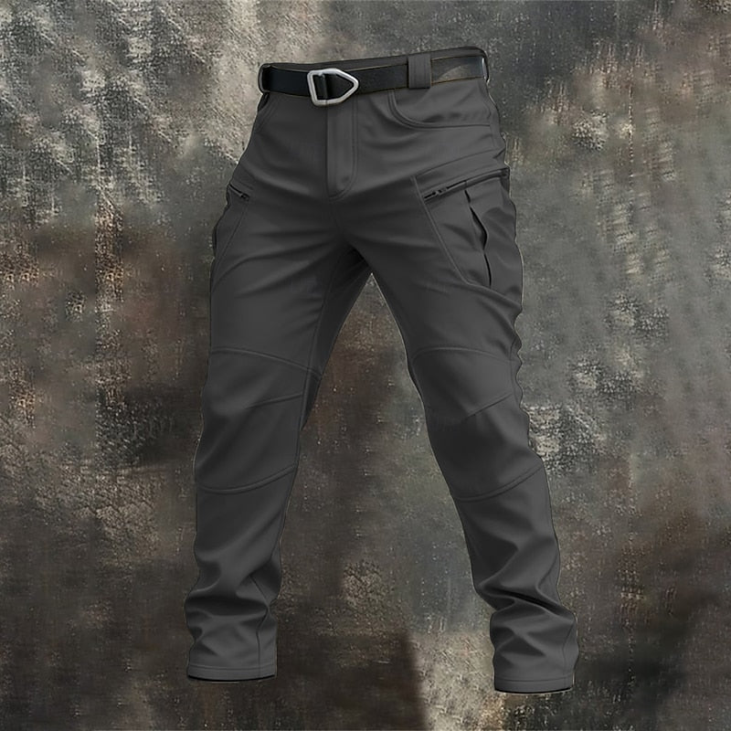 Solidny Multi-Pocket spodnie cargo