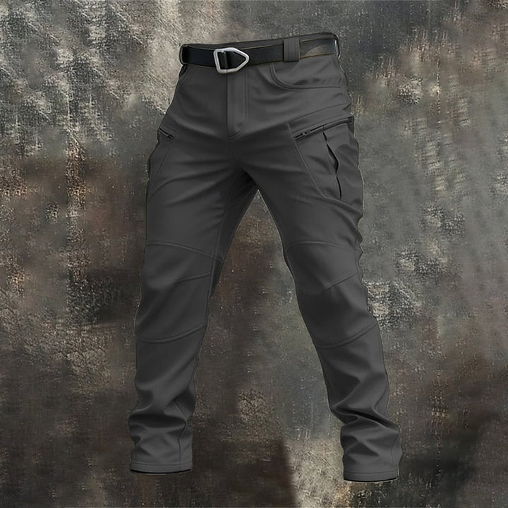 Solidny Multi-Pocket spodnie cargo