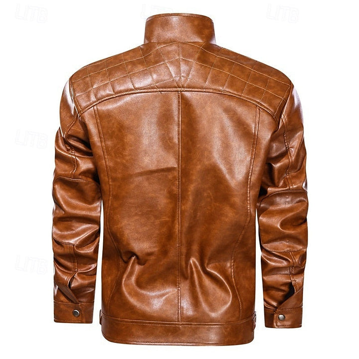 Klasyczny motocyklowy kurtka